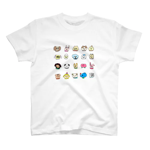 動物いっぱい大集合 Regular Fit T-Shirt