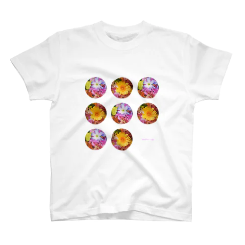 wake-up  -flower dot- スタンダードTシャツ