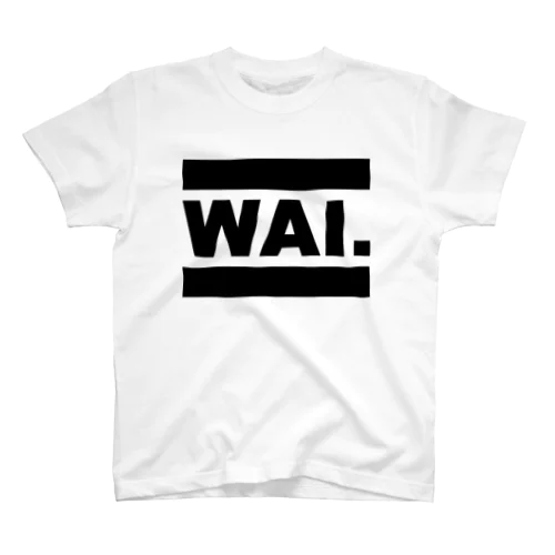 WAIT(ブラックロゴ) スタンダードTシャツ