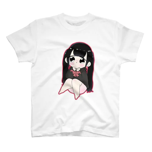 黒髪リボンの少女 スタンダードTシャツ