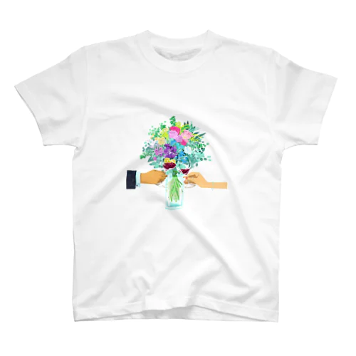 花のスマホケース Regular Fit T-Shirt