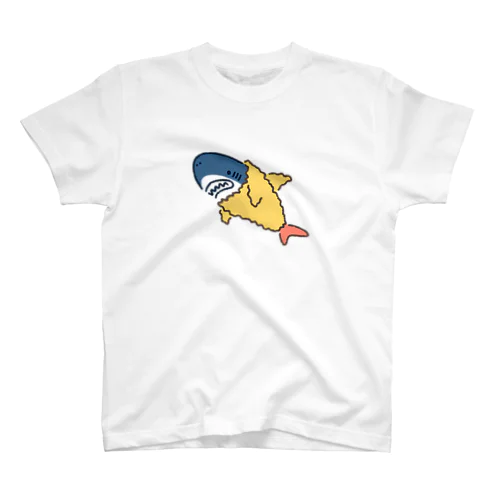 サメは海老天ごっこがお好き Regular Fit T-Shirt