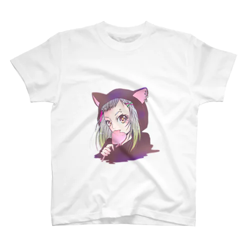 ねこみみフードちゃん スタンダードTシャツ