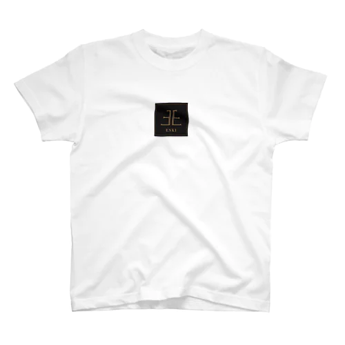 ENKI Logo Black Regular Fit T-Shirt