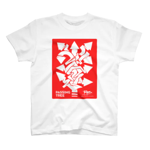 PT2021-レッド Regular Fit T-Shirt