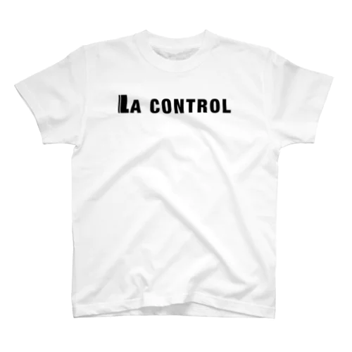 LA control 10 黒 Regular Fit T-Shirt