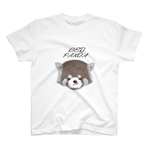 いたずらリアルレッサーパンダ スタンダードTシャツ