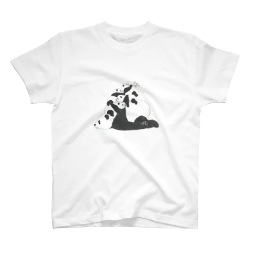 積みパンダ スタンダードTシャツ