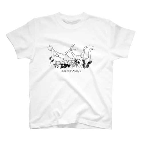 恐竜Tシャツ「ブラキオサウルス」 Regular Fit T-Shirt