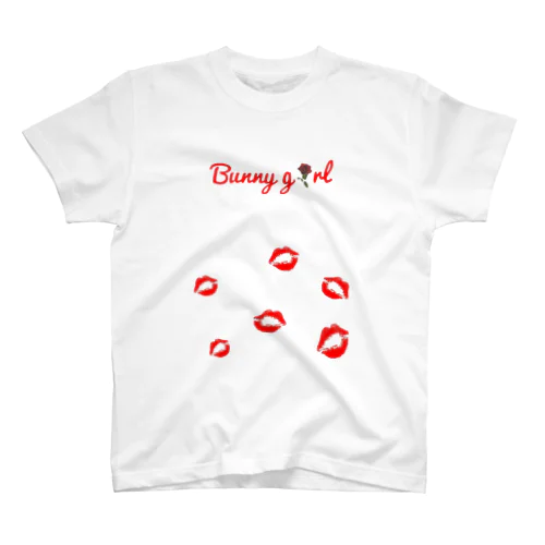 bunny girl lip💋 スタンダードTシャツ