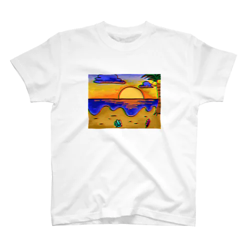 Sunset sea スタンダードTシャツ