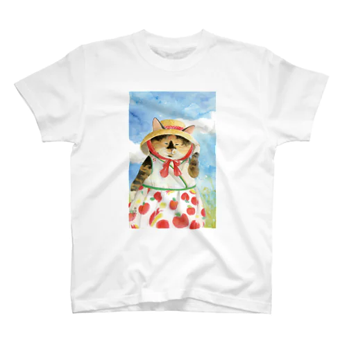 おばあちゃまに借りたお帽子 スタンダードTシャツ