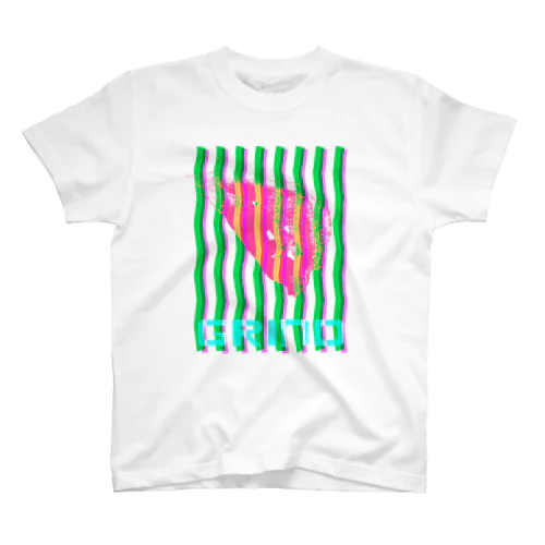 GRIND［green-pink］ Regular Fit T-Shirt