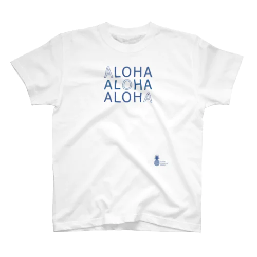 ALOHA ALOHA ALOHA (blue) 041 スタンダードTシャツ