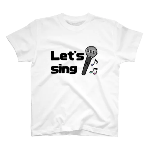 歌おうLet's sing Regular Fit T-Shirt