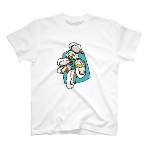 牡蠣（皿） スタンダードTシャツ