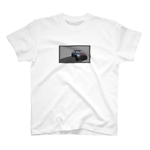 かっこいいレトロな灰色の車S号 Regular Fit T-Shirt