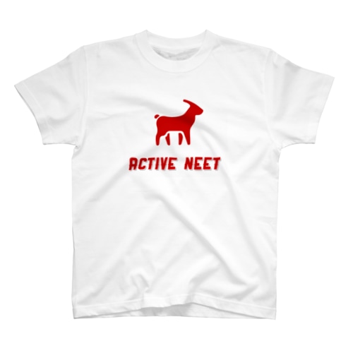 アクティブニート　REDロゴ Regular Fit T-Shirt
