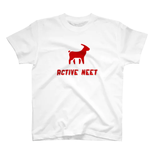 アクティブニート　REDロゴ 티셔츠