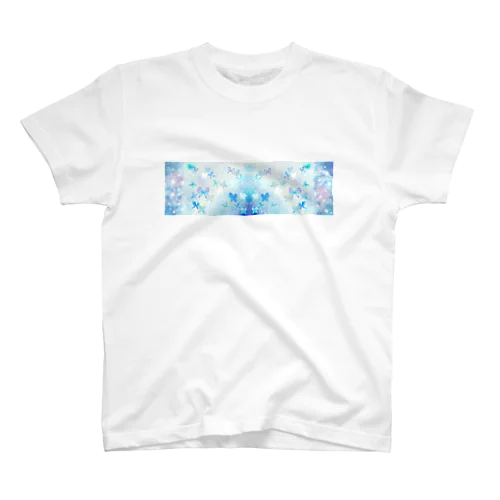青い蝶は夢のうたかた。ー鏡うつしー Regular Fit T-Shirt