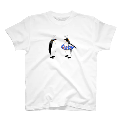 海水浴のペンギン スタンダードTシャツ
