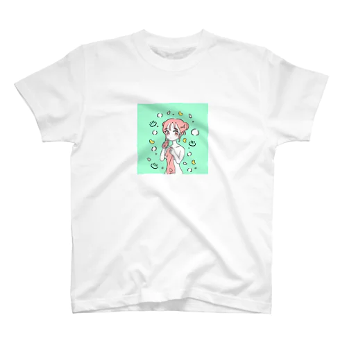 せんとうあがりのおんなのこグリーン Regular Fit T-Shirt