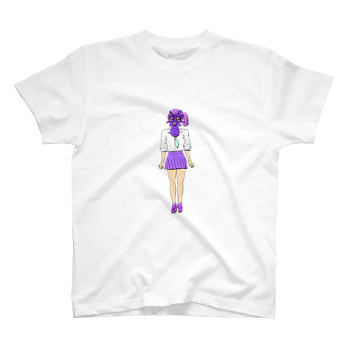 gasmask girl スタンダードTシャツ