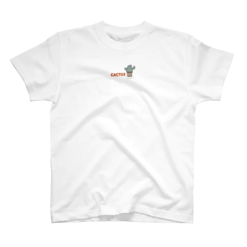 CACTUSロゴ付き サボテンちゃん Regular Fit T-Shirt