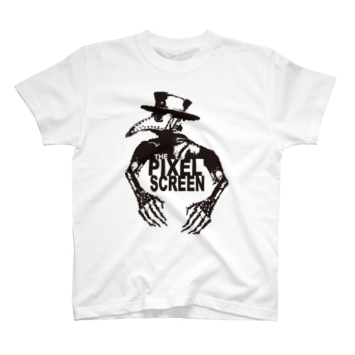 steampunk　CROW　pixel Regular Fit T-Shirt
