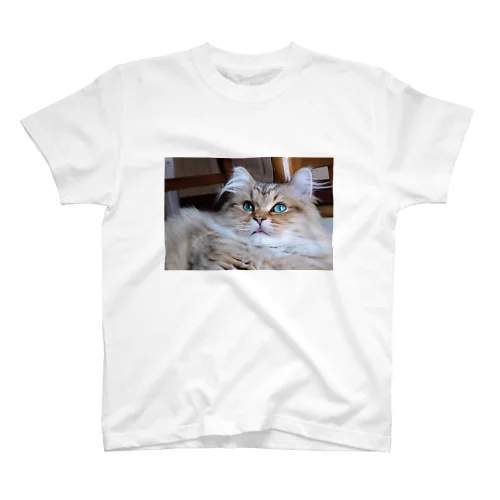 舌出しリラックス猫 Regular Fit T-Shirt