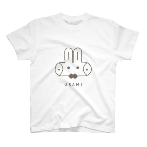 シンプルうさ美 スタンダードTシャツ