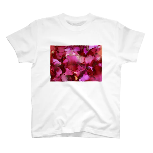 花と天然石 Regular Fit T-Shirt