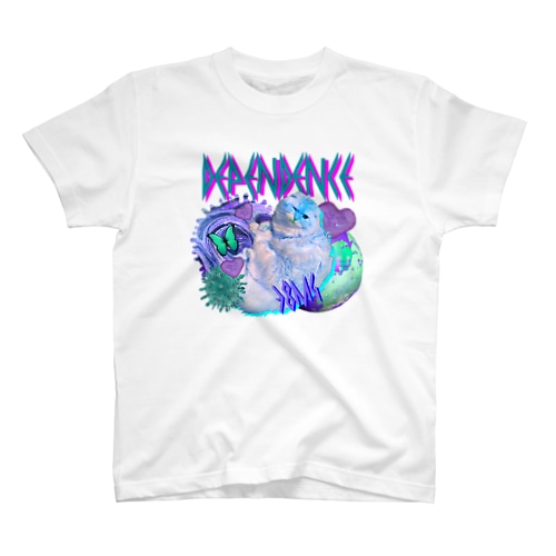 🌏🦋キャット🦠💜 Regular Fit T-Shirt