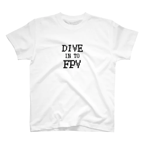 デザイン更新　DIVE IN TO FPV Regular Fit T-Shirt