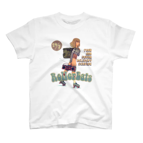 "ROLLER EATS" スタンダードTシャツ