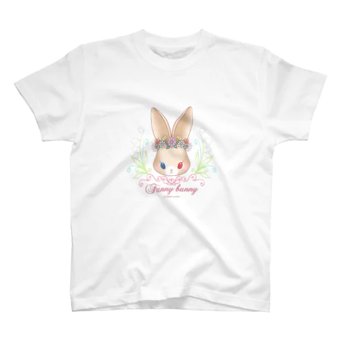 Funny bunny×花冠 スタンダードTシャツ