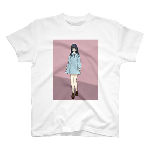 くすみカラー女の子 Regular Fit T-Shirt