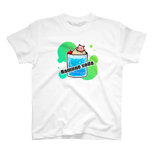 メンダコ ラムネソーダ（モモ） Regular Fit T-Shirt