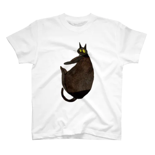 Black cat Regular Fit T-Shirt