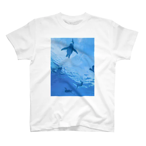 水族館のペンギン1 スタンダードTシャツ