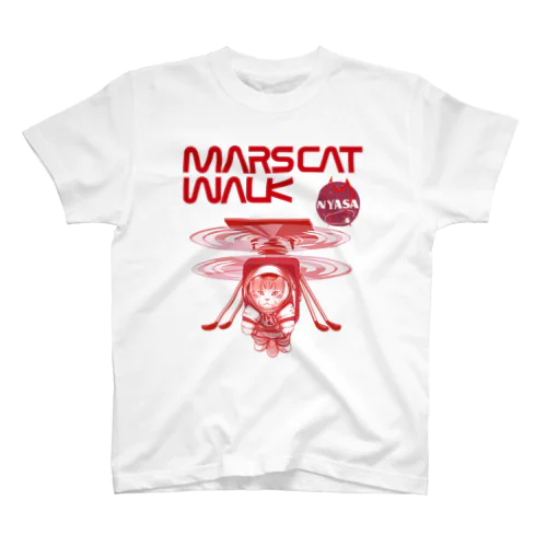 火星ねこ歩き Regular Fit T-Shirt