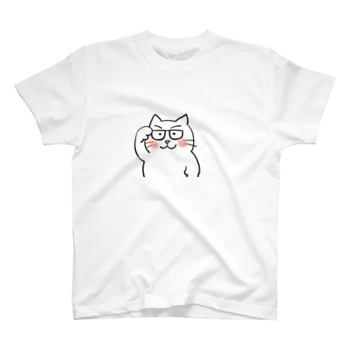 老眼ねこ Regular Fit T-Shirt