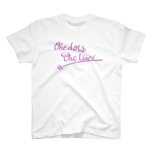 one dots-one line  Regular Fit T-Shirt