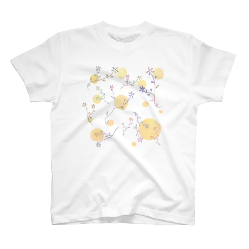 パステルカラー草花 スタンダードTシャツ