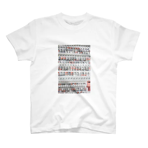 【建築】香港高層マンション（ピンク）-TATE Regular Fit T-Shirt