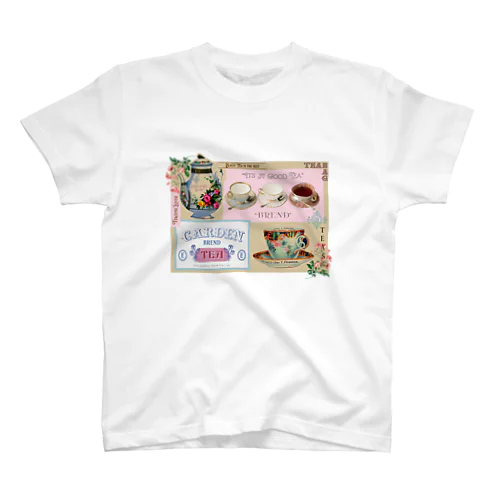 vintage tea label Regular Fit T-Shirt