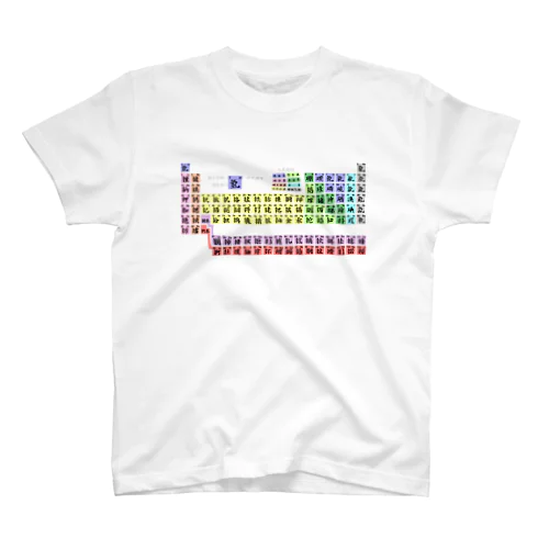 元素周期表_ダークカラー Regular Fit T-Shirt