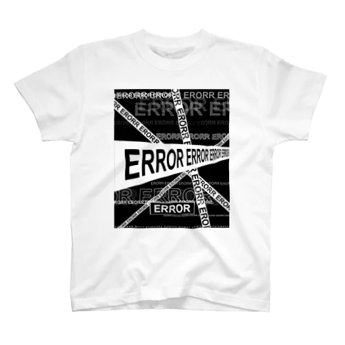 ERROR《white & Black》 Regular Fit T-Shirt