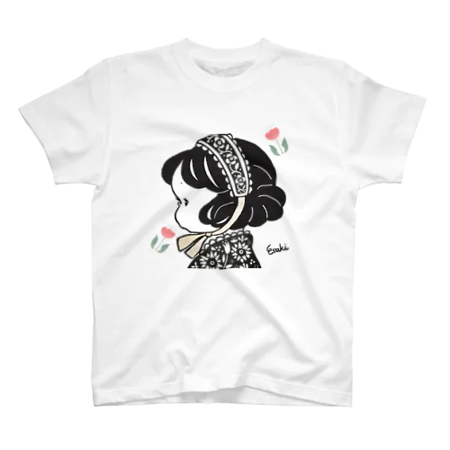 【レトロ好きさん必見】着物の乙女 Regular Fit T-Shirt