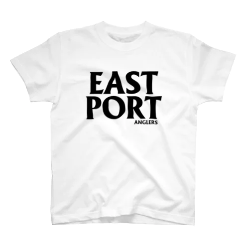 EAST PORT BLACK LOGO Regular Fit T-Shirt